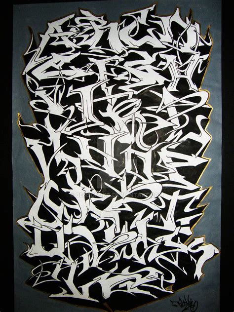 Graffiti letters graffiti letters a z wildstyle - issesterling