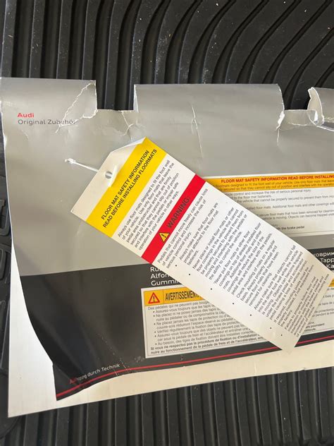 S6 A6 All Weather Floor Mats - AudiWorld Forums