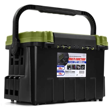 Eurocatch Pro-Tackle Competition XL Tackle box - Viskoffer - 54x34x35cm Zwart/Groen | DOM071320005