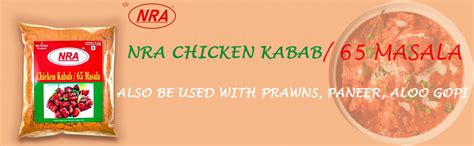 NRA Chicken Kabab / 65 Masala 200g (NO Added Colors) can Also be Used ...