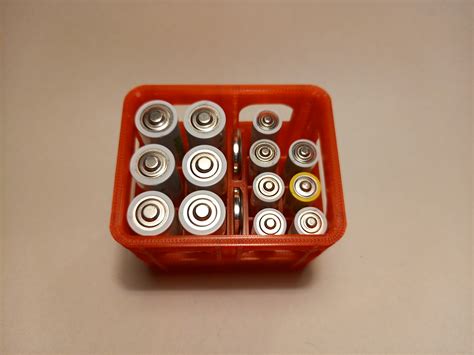 Multi-battery stackable beer crate by Repoholy | Download free STL model | Printables.com