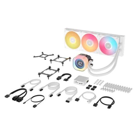 Corsair iCUE LINK TITAN 360 RX LCD Cpu Cooler, White