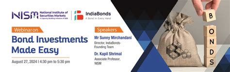 Webinar on ‘Bond Investments Made Easy’ - National Institute of ...