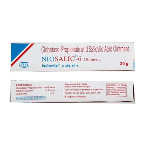 Buy Niosalic 6 Ointment 20 gm Online at Best Price in India - My Derma ...