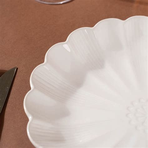 Ocean Ceramic Dinner Plate White 10 Inch Online - Premium Dinner Plate ...
