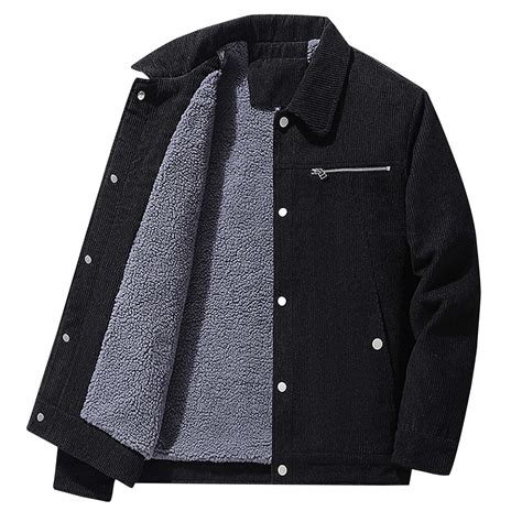 Fleece Lined Jacket Men