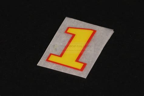 The Prop Gallery | Number 1 engine decal