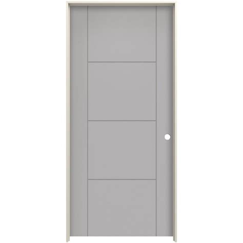 JELD-WEN Studio SL230 30-in x 80-in Driftwood 6-panel Hollow Core ...