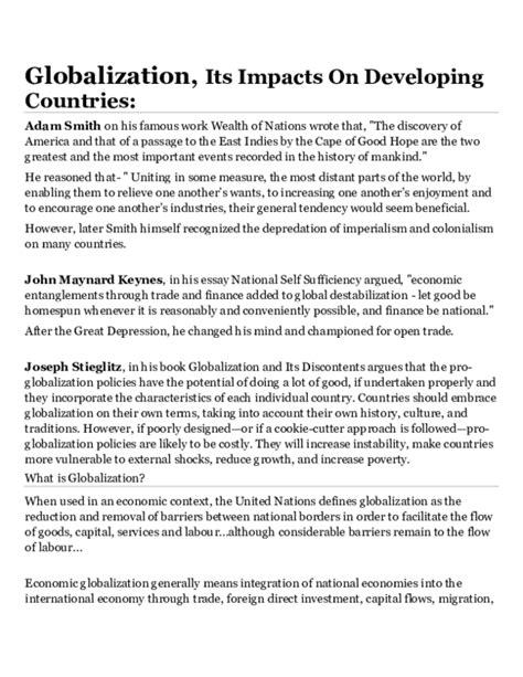 Globalization Developing Countries 的图像结果