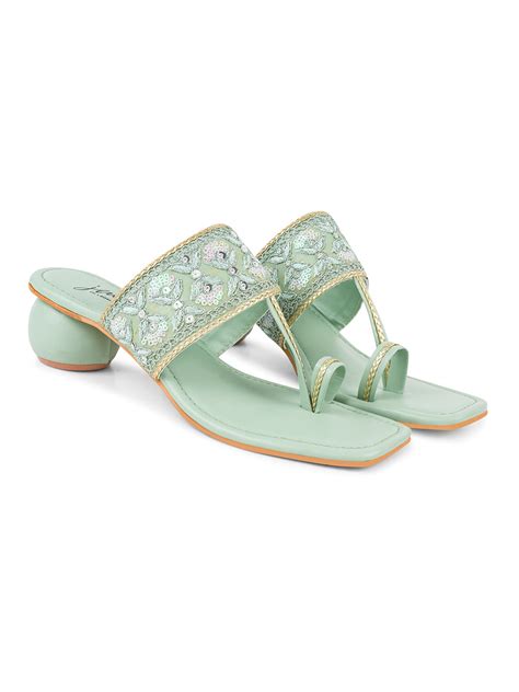 Jm Looks Women's Embellished Toe-Ring Heel Sandals – JM LOOKS