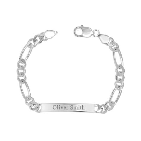 LeCalla - Buy Personalised 925 Sterling Silver Engravable Name Bracelet ...
