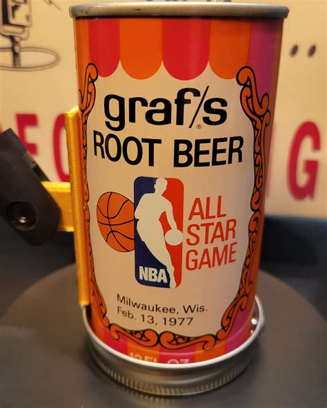 Lo Fi Soda Can Microphone - Root Beer, Golden Handle 1977 NBA All Star ...