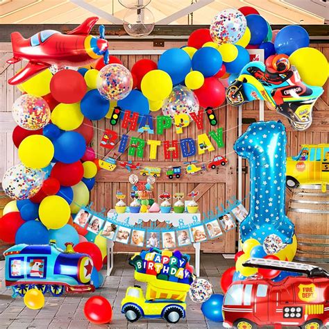 iZoeL 1st Birthday Decorations for Boys - Cars Party India | Ubuy