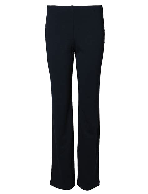 Buy Jersey Straight Leg Trousers at Marks & Spencer
