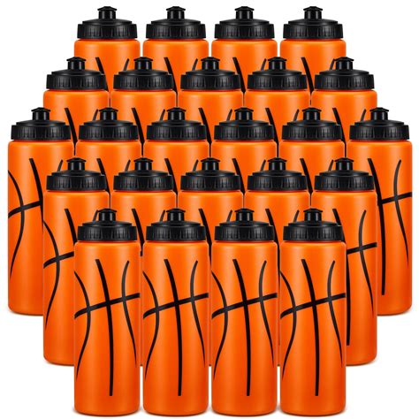 Snapklik.com : Yaomiao 12 Pcs Sports Squeeze Water Bottle Basketball ...