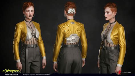 ArtStation - Cyberpunk 2077: Phantom Liberty - Aurore Cassel clothes ...