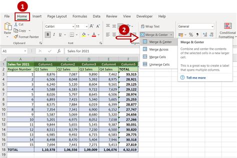 How To Merge Multiple Cells In Excel At Once | SpreadCheaters