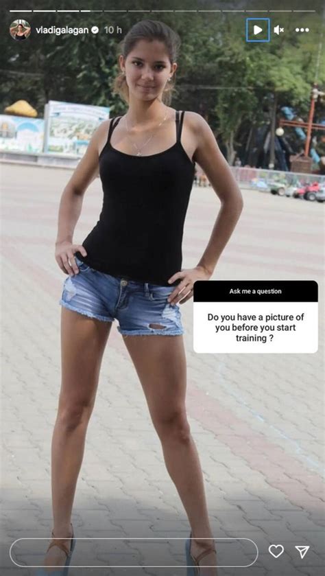 Vladislava Galagan antes y después de la fisicoculturista rusa