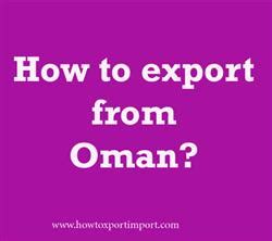 How to export from Oman?