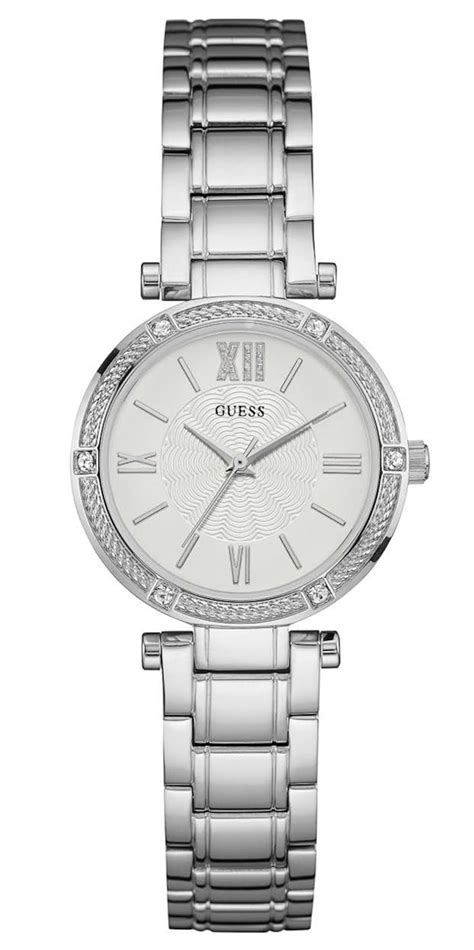 GUESS Fashion Analog White Dial Women's Watch-W0767L1 : Amazon.in: Fashion
