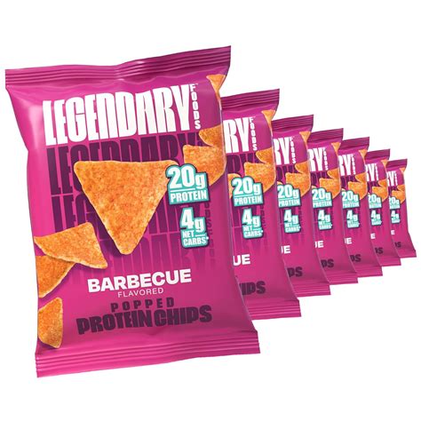 Amazon.com : Legendary Foods BBQ Protein Chips – Popped Tortilla Style ...