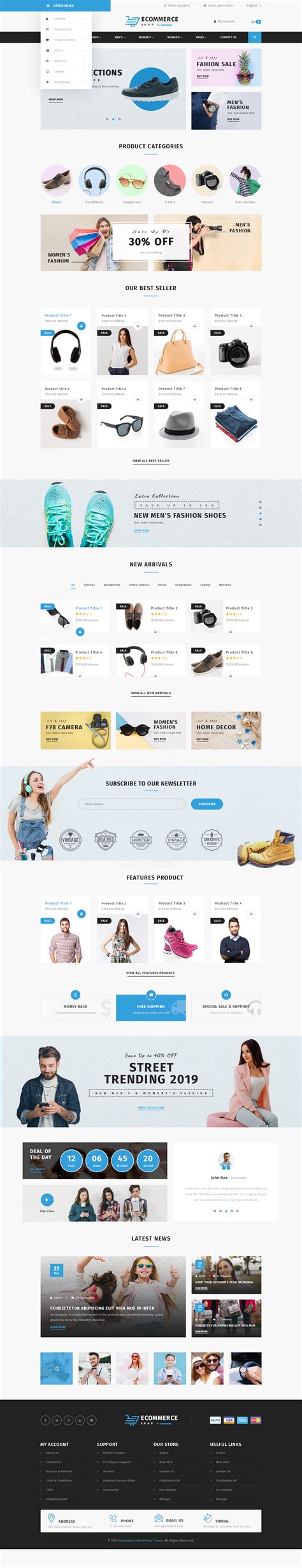 WordPress Ecommerce Theme for Kickstarting your Online Store
