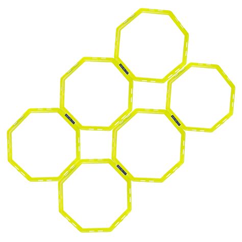 Synco Hex Hoop ring (Set of 6 ) Yellow – Synco Shop