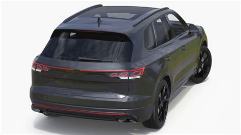 Hybrid Electric SUV Black Lights On Rigged 3D | 3D Molier International