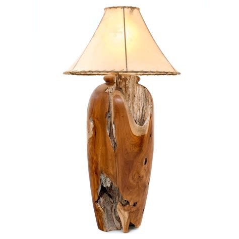 Reclaimed Driftwood Floor Lamp