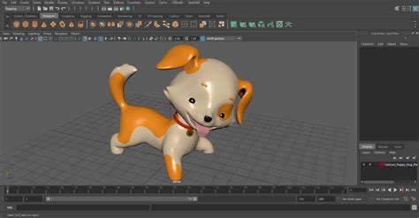 3D model Cartoon Puppy Dog Playful Pose | 3D Molier International