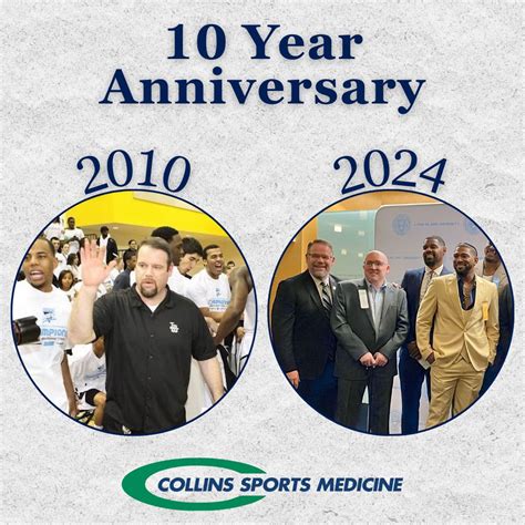 Congratulations to Danny O'Connor, MS, ATC on 10 years with Collins ...