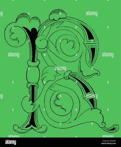 Illuminated letter 'R' Stock Photo - Alamy