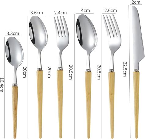 RIS LAN 108 Piece Set of 6 Pieces Cutlery, Stainless Steel India | Ubuy