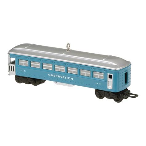 Lionel 2431 Observation Car Metal 2021 Hallmark Keepsake Christmas Ornament