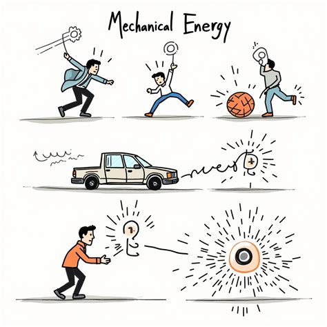 Mechanical Energy Comic Strip | Stable Diffusion Online