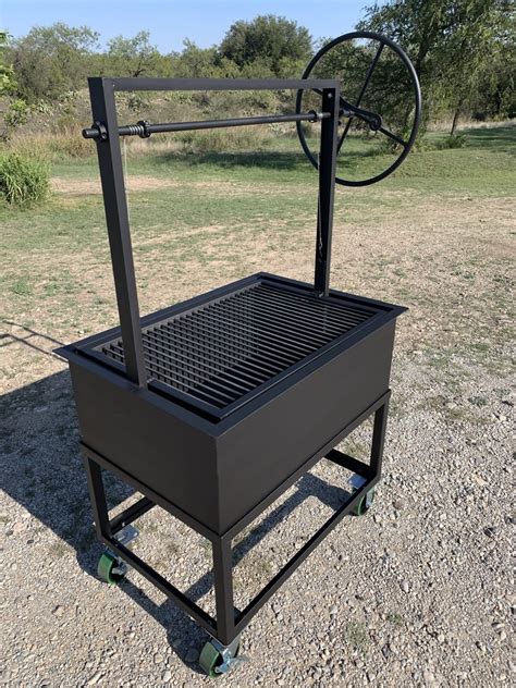 Portable Santa Maria Barbecue Grill Includes Legs With Casters - Etsy