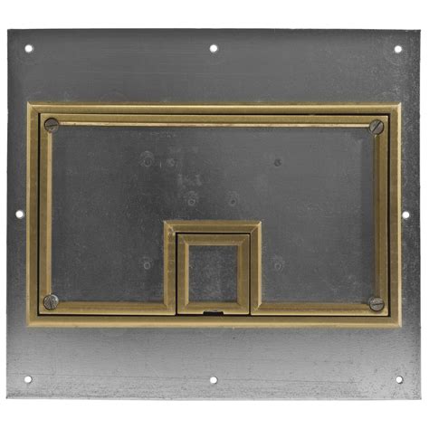 HUBBELL CFB11CVRBRS 11-Gang Recessed Floor Boxes Floor Box Cover and ...