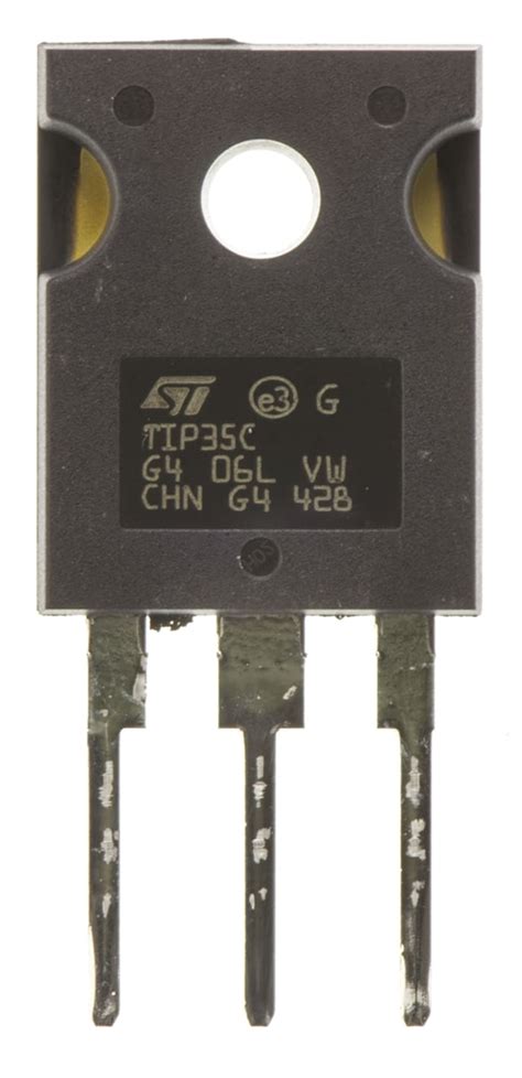 TIP35C STMicroelectronics | STMicroelectronics TIP35C NPN Transistor ...