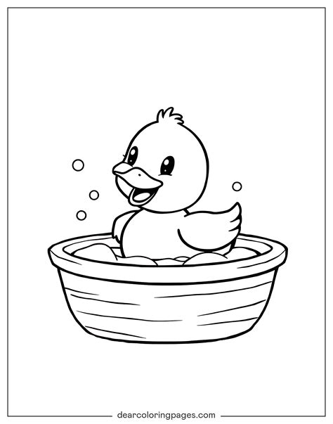 Printable Rubber Ducky Coloring Pages [2025]