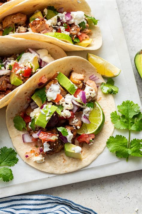 Healthy Chicken Tacos - Eating Bird Food