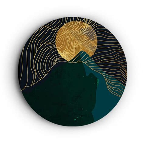 Mysterious Emerald Green Landscape Canvas (Matte Finish) – The Artment