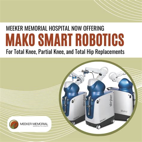 Mako Smart Robotics Total Knee Replacement