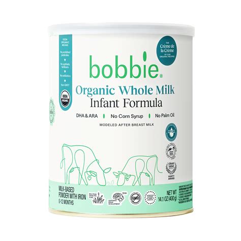 Formula Comparison Chart - Bobbie