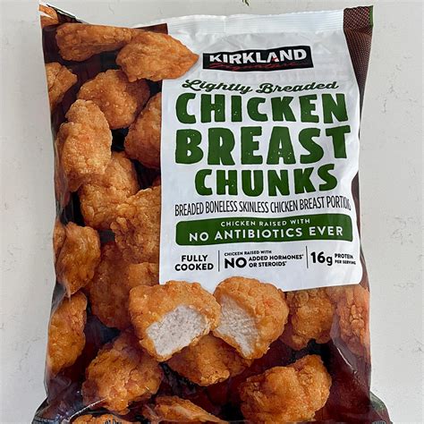 Kirkland Signature Lightly Breaded Chicken Breast Chunks - 4 lbs ...