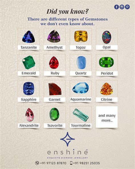 Types Of Jewels Names at Lily Selwyn blog