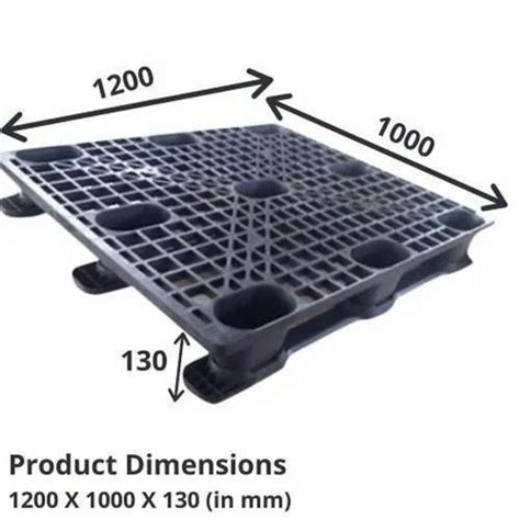 Plastic Pallets - 4 Way Entry Plastic Pallet, Non Rackable, Anti Skid ...