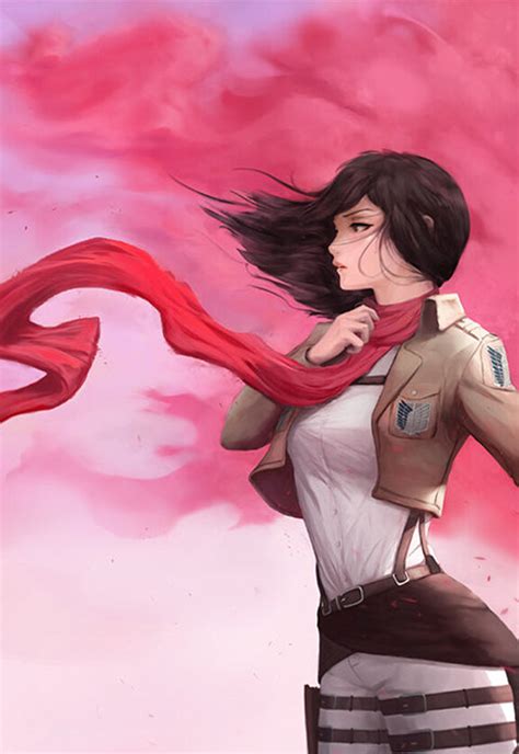 Mikasa Ackerman Fan Art Poster – Posterwa