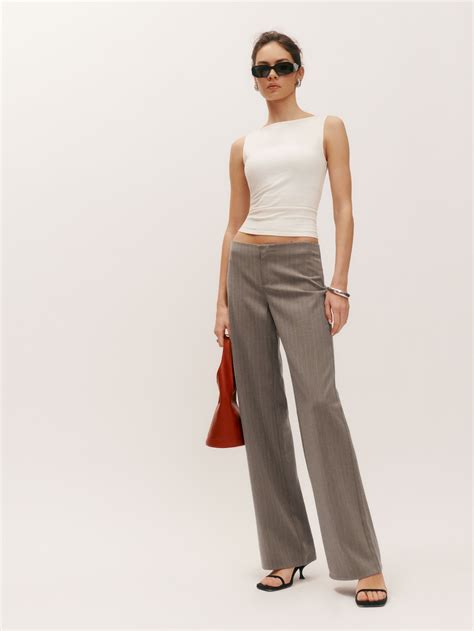 Vida Low Rise Pant - | Reformation | Stylish work attire, Low rise ...
