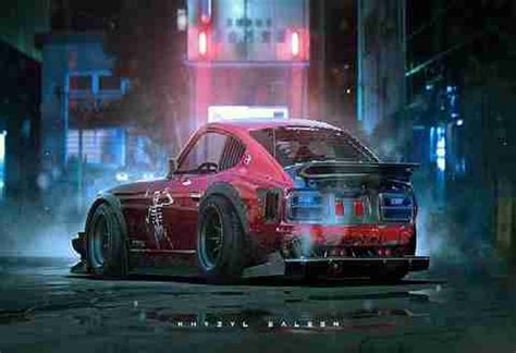 qRRqGDGn khyzyl saleem car datsun 240z render wallpaper Poster Paper ...