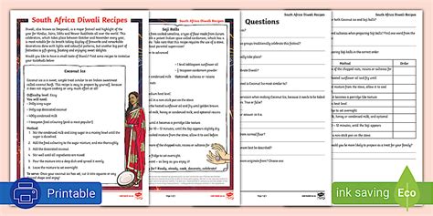 Diwali Recipes South Africa - Twinkl